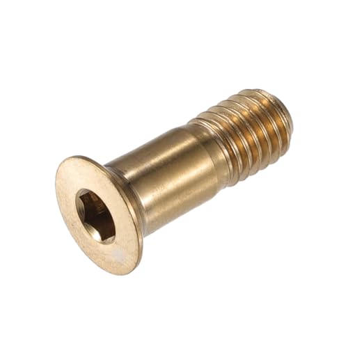 ACROPIX Parafusos de roda de desviador traseiro de bicicleta universal em tom dourado M5 x 14,2 mm -