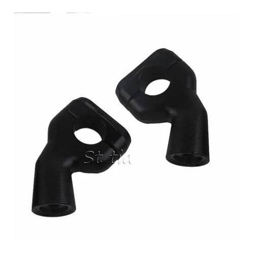 Lenker Riser Motorradzubehör Lenkererhöhungsklemmen Adapter Für Tr&iumpL Bobber T100 T120 Speed Twin Schwarz Erhöhen Sie Den Lenker