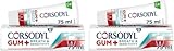 Corsodyl Gum+ Breath & Sensitivity Toothpaste, for Gum Care, Bad Breath and Sensitive Teeth, Pack of 2 x 75ml