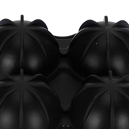 Molde para Hielo Zerodis de Silicona 4 Agujeros Negro miniatura 5