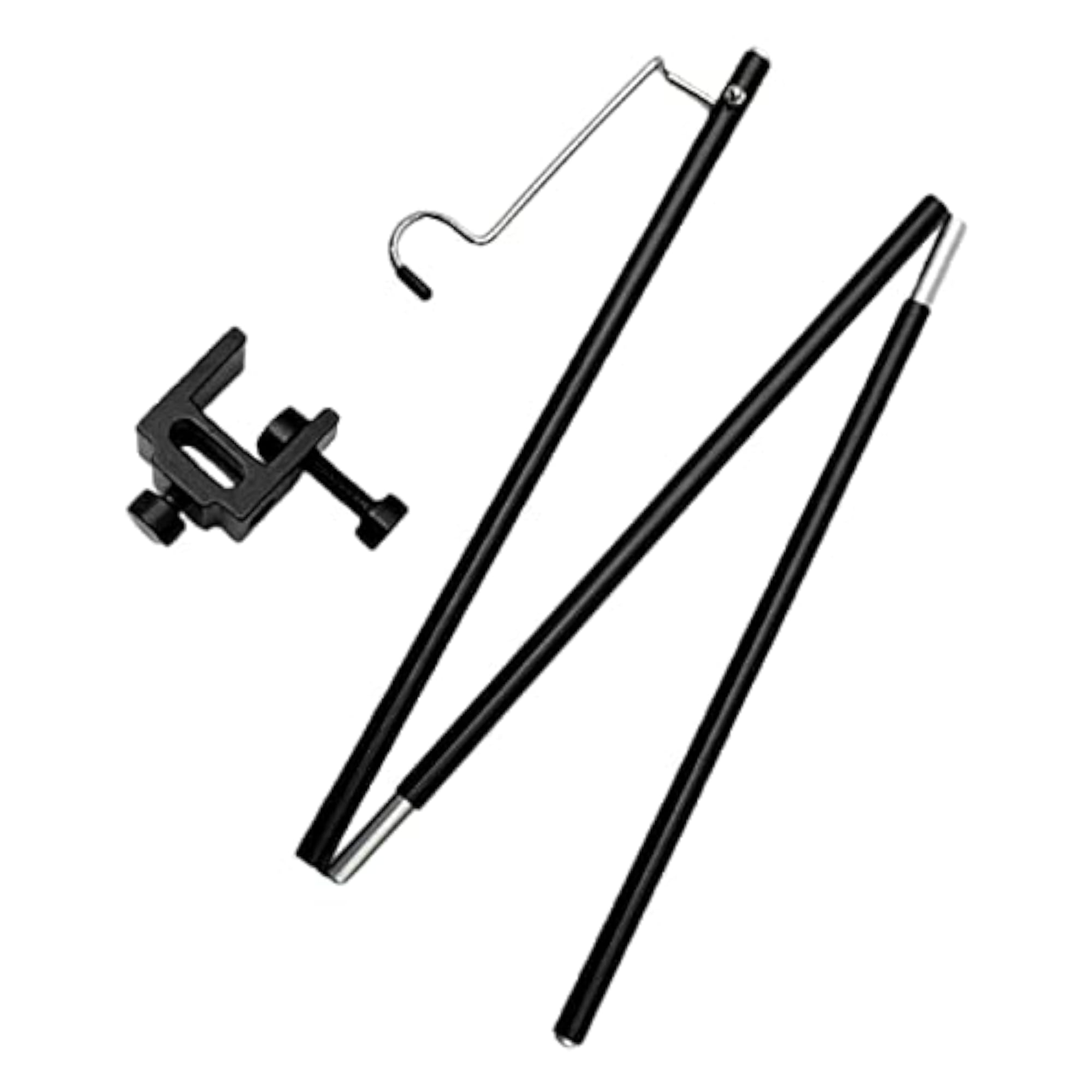 Aluminum Alloy Lamp Post Pole, Lightweight Foldable Outdoor Stand