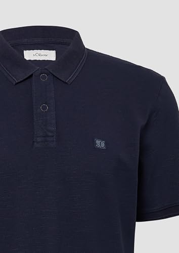 Polo para hombre s.Oliver transpirable con cuello de punto regular 6