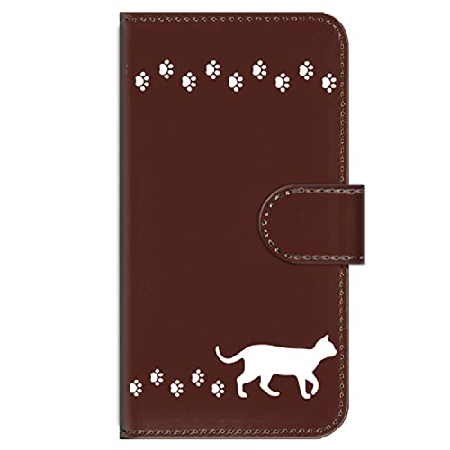 �K�[���Y�l�I �ėp AQUOS wish5 SH-52F �ƌ݊����̂���P�[�X �蒠�^ �X�}�z�P�[�X �g�уJ�o�[ �ϏՌ� (�˂��̂��U��/�z���C�g) SHARP SH-52F-PD-BWR-YSZ-0142