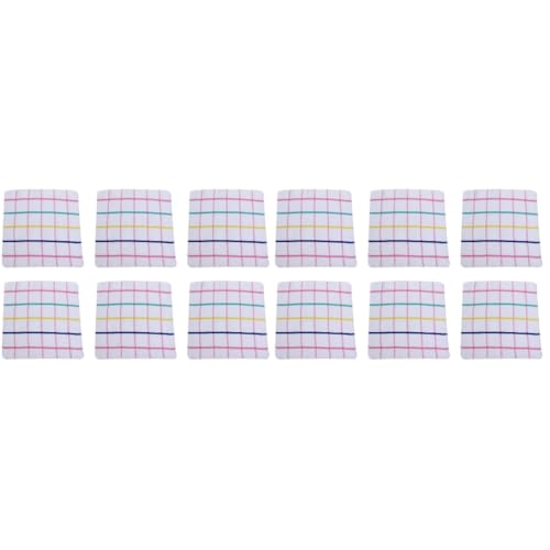PATKAW 2 Juegos Paños De Cocina Reutilizable Paño Rápido Toalla De Microfibra De Coche Toallas Trapillo Toalla Algodon Fregadora De Cocina Trapo De Cocina Poliéster Algodón 6 Piezas * 2