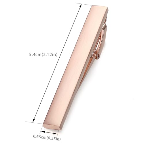 Image of HONEY BEAR 5cm /5.4cm /6cm Mens Tie Clip Bar for Normal Size Steel Business Wedding Gift 1.97 inch /2.12 inch /2.36 inch