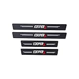 mini cooper s einstiegsleisten Schützen Sie effektiv die Außenkante der Schwellerplatte, absorbieren Sie Stöße und verhindern Sie Kratzer. Kann die vorhandenen Kratzer abdecken, hochwertiges dickes Ledermaterial hält extremen Wetterbedingungen stand.