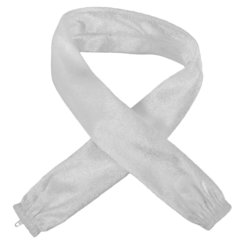 Funda para Cadena de Lámpara en Terciopelo Blanco de Alta Densidad Desmontable
