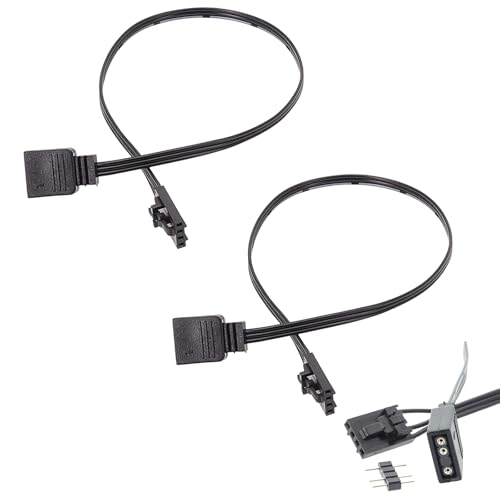 Adaptador ARGB 4 pines 5V con cable extensible 25cm miniatura 1
