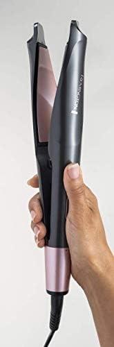 Remington prostownica do włosów + lokówka w jednym (2w1) z jonizacją, powłoka ceramiczno-turmalinowa, zakres temp. 150-230°C, obrotowy przewód, etui, moc 30W, Curl&Straight Confidence S6606B