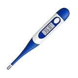 termometro clinico professionale ✅Tête étanche : le thermomètre pour bébé dispose d'une pointe en silicone souple et d'une sonde en acier inoxydable qui est pratique à tester. L'embout étanche est très facile à nettoyer.