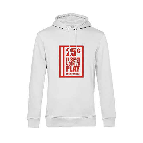 Sweat rétro gaming insert coin vêtement chaud pour joueur d'arcade
