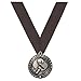 Decade Awards Wreath Pickleball Medal - Silver 2nd Place Medal w/Black Ribbon, 2.75 Inch - Custom Engraved Pickleball Award for Tournaments, Leagues, and Clubs - Customize Now (Silver-Black)