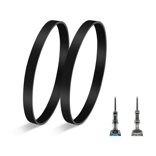 2Pcs Vacuum Cleaners Belts Replacement for VAX Dual Power Pet Carpet ECR1V1DPP ECR2V1P Vacuum Cleaner Flat Belt