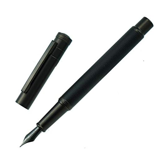 Hongdian Black Forest Fountain Pen Titanium Black Extra Fine Nib Beautiful Tree Texture Excellent Gift Pen