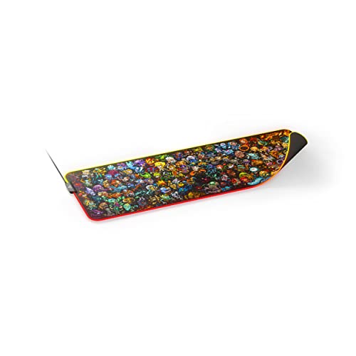 Image of SteelSeries QcK Prism Cloth XL Gaming Mouse Pad - Limited Edition - 2-Zone RGB Illumination - Real-time Event Lighting - Optimized for Gaming Sensors - Dota 2