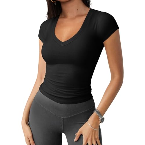 Fitness Top Sports T-Shirts Short Sleeve Gym Shirt Female Workout Gym Push Up Quick Dry Running Tops Tights