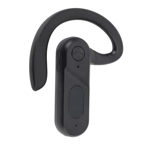 Single Ear Headset, 300mAh Battery 5.2 No Wire Earpiece 10m Distance for Driving Running Office