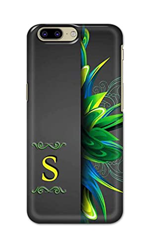 Image of Name II Initial II Letter Alphabet S Hard Back Case Cover for OnePlus 5 Back Cover -(J5) VNS2222