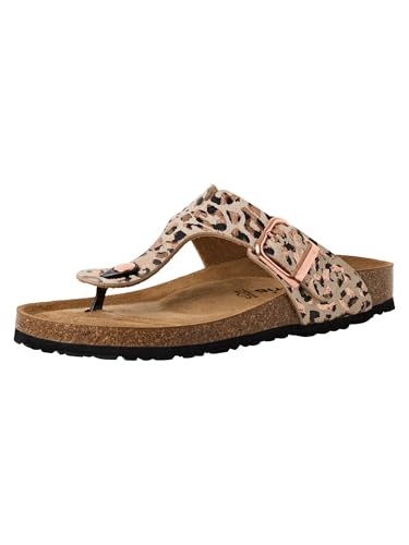 Tamaris Damen Fußbett Pantolette flach, beige, 39 EU