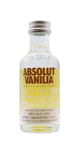 Absolut - Vanilla Flavoured Miniature - Vodka 5cl 38% ABV