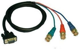 VGA Male to 3 BNC Male Shielded RGB Video Cable - 12' : 45-5512