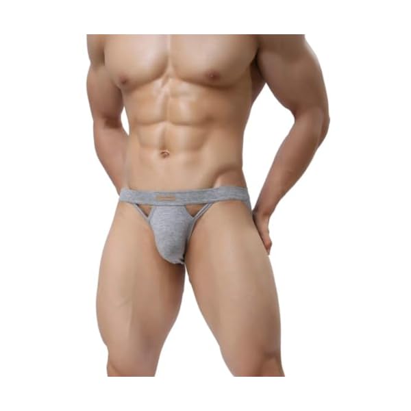 Alienjoy Jockstrap String Tanga für Herren Sexy Männer G-Strings Unterwäsche Stretch Baumwolle Slips Thong Athletischer Unterstützer Sport Unterhosen