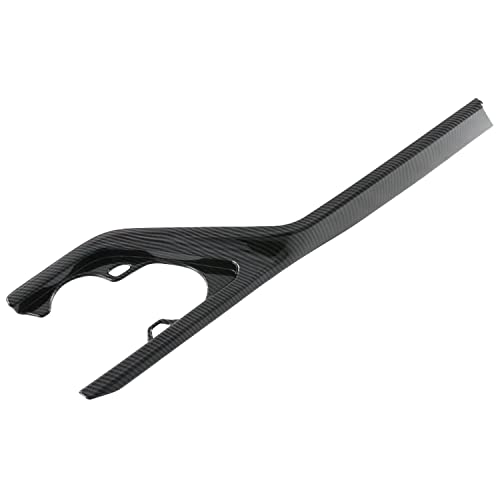 HIGH FLYING for Kia NIRO 2023 2024 Car Accessories Front Water Cup Frame Cover ABS Carbon Style 1pc (Only fit LHD)