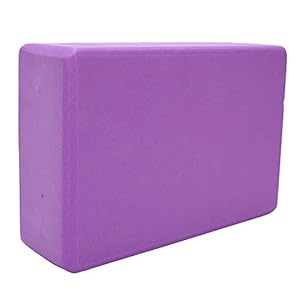 Fitness Yoga Block, Deep Purple Anti-Slip Yoya Brick, for Adjust Yoga Posture Strengthen Body Flexibility