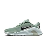 Nike Women's Flex Train Training/Workout Shoes, Steam/Black-Light Silver-Barely Green, 8
