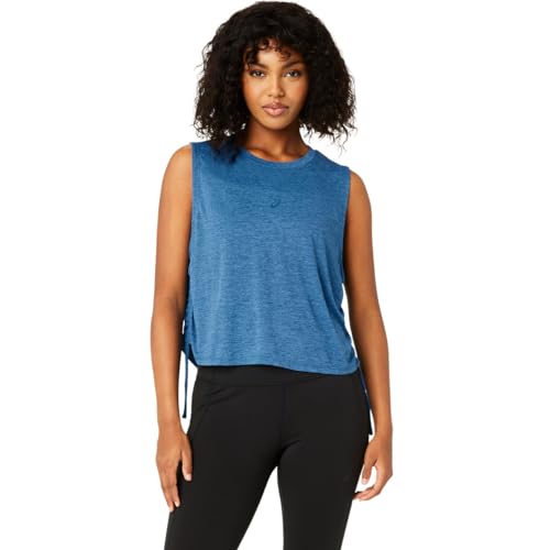 asics(アシックス) トレ－ニングウェア NAGINOフレックスヘザーノースリーブシャツ 2032D054 レディース