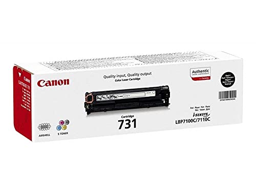 Canon Cartuccia 731 BK TONER Nero, Rendimento