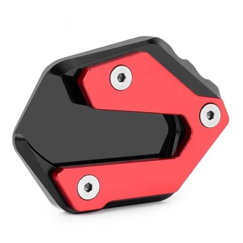 Élargisseur béquille moto CNC alu RESPUNEKBAH rouge pour TRACER 9 GT 2021-2025