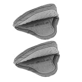 Cabilock 2piezas Guantes De Horno Ignifugos Silicona y Algodón Aislamiento Térmico para Diestros y Zurdos