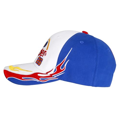 Image of Talladega Nights Hat Bobby Wonder 26 Embroidery Adjustable Cap Hat White Blue