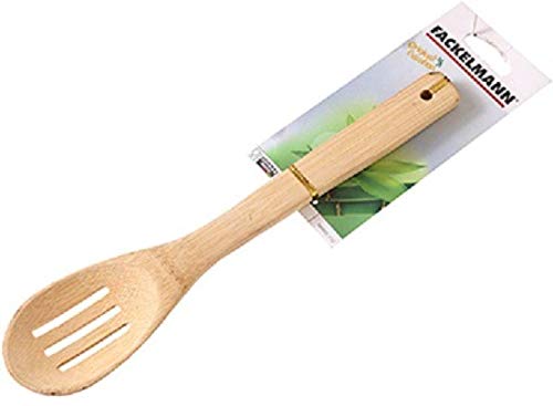 Fackelmann Bamboo Slotted Spoon,30X6 Cms