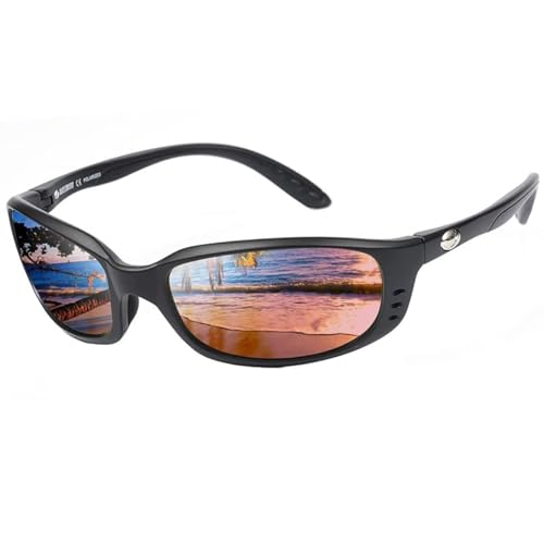 Polarized Sunglasses for Men UV Protection Oval Sports Sunglasses for Driving Fishing Vintage Sunglasses Men 18076