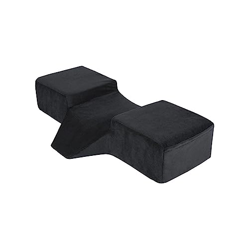 Silvotek Lash Pillow - Memory Foam Lash Bed Pillow with Velvet Pillowcase Eyelash Pillow for Eyelash Extensions with Extra Slope to Provide Comfortable Support for Neck and Back