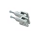 Produktbild LSL Adapter für Fussrasten, Universelle Passform, Silber, Metall