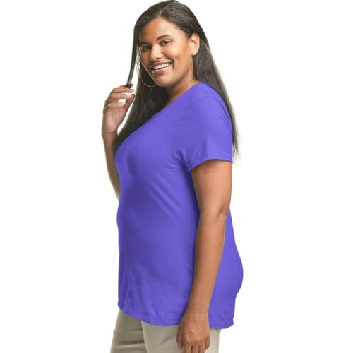 Image of Hanes Women's T-Shirt - Just My Size Cotton Tee - Plus Size Tee