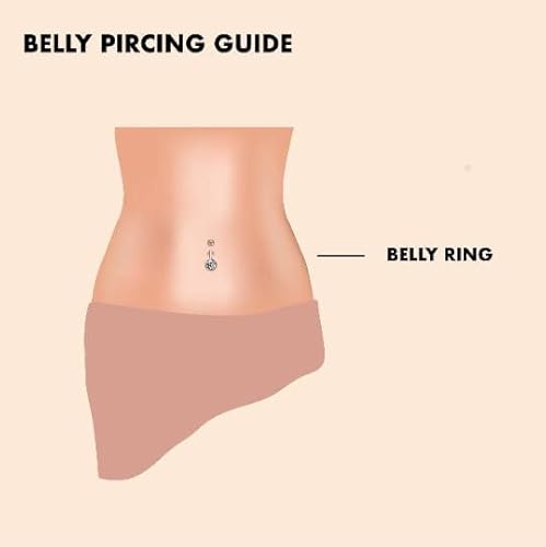 10Kt Solid Gold | Oval-Shaped Belly Ring | Naval Ring | Belly Button Rings | Body Jewelry | | Dangle Belly Ring | Spring Trends #TOP1