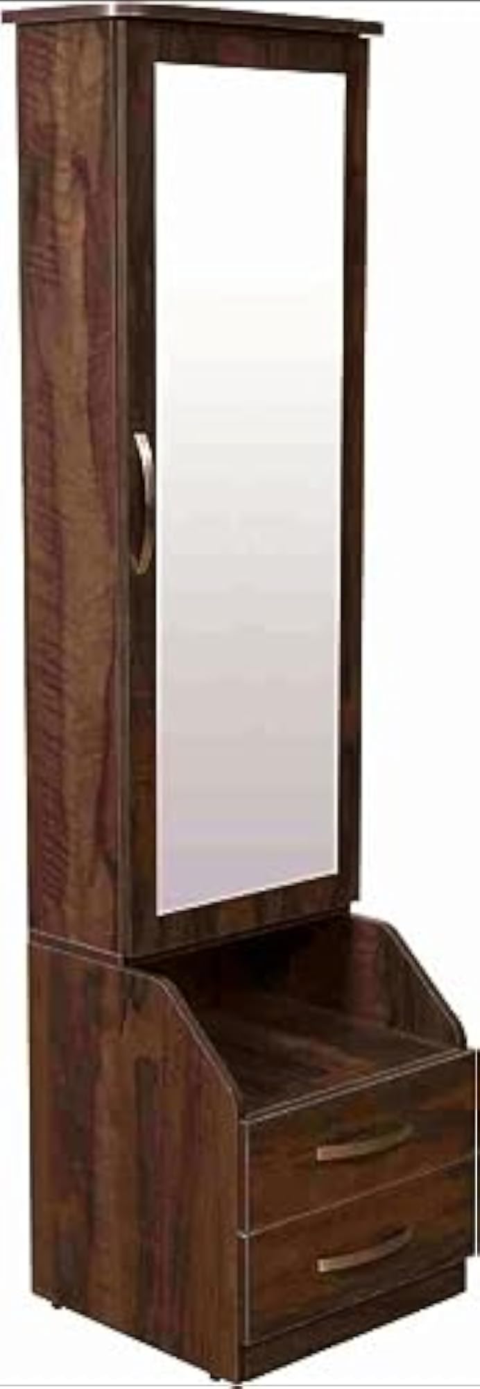 Engineered Wood Dressing Table With Mirror And Storage