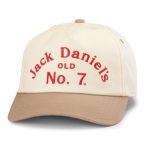 Image of AMERICAN NEEDLE Jack Daniel's Whiskey No. 7 Officially Licensed Merchandise Unisex Adjustable Baseball Hat