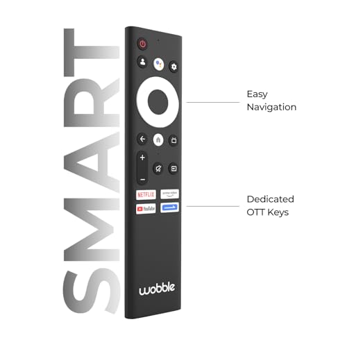 Image of Wobble 139.7 cm (55 inches) QD Series 4K Ultra HD Smart QLED Google TV WB55GTAW9602QD (Black)