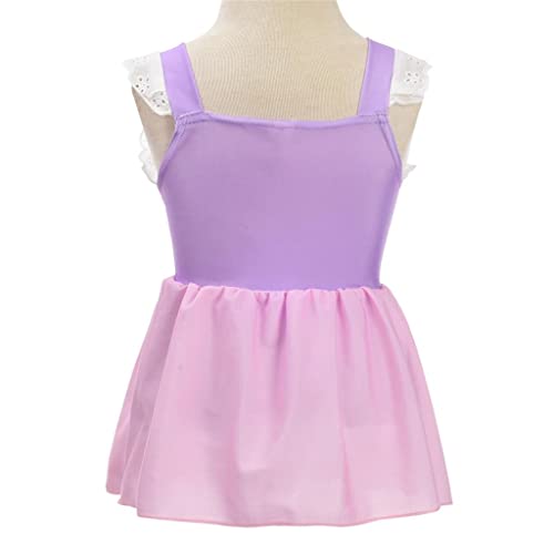 Dressy Daisy Girls Princess One Piece Swimsuit with Skirt Swimwear Swimming Bathing Suit Swim Wear Dress Up2