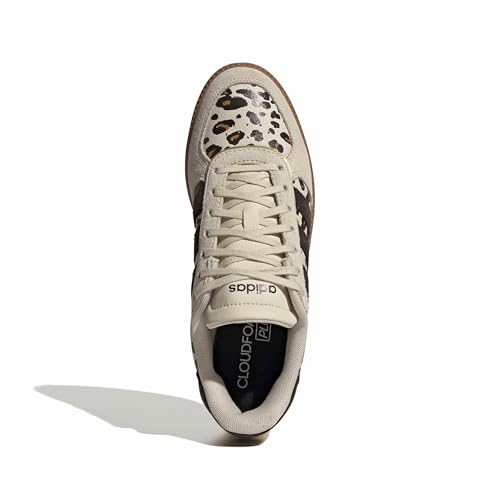 Image of adidas Womens Breaknet Sleek Sneakers Shoes Casual - Brown
