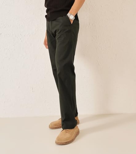 Image of Majestic Man Men's Premium Linen Blend Pants | Lightweight Fabric | Elastic Waist with Drawstring | Regular Fit | Side, Back Pockets | Perfect for Casual, Holidays & Travel