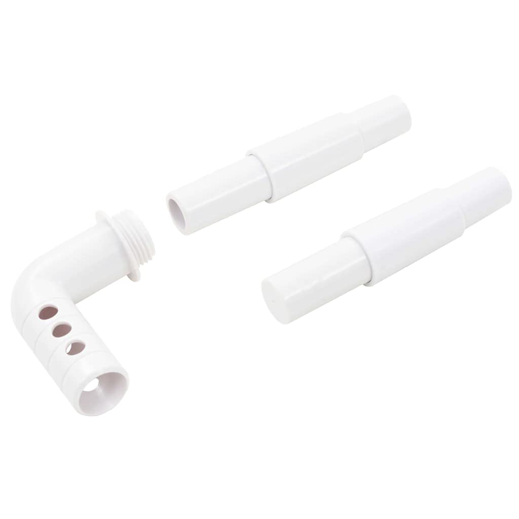 vidaXL Ensemble de Fontaine de Piscine 13 pcs Blanc