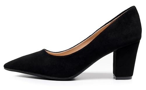 Image of VenusCelia Women's Lewin Pump Chunky Heel Shoe