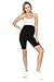 Leggings Depot Women’s Pregnancy Summer Lounge Shorts, Ruched Side Waist Maternity Shorts (Black, Small)
