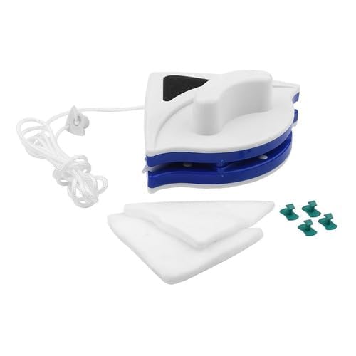 Limpador de Vidros Magnético Duas Faces com Imã - Limpa Fora da Janela com Segurança - Limpa Vidro M